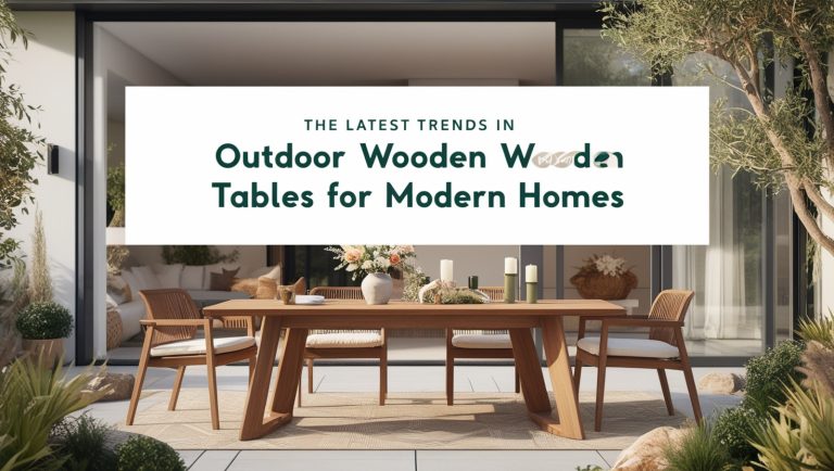 Outdoor Wooden Tables
